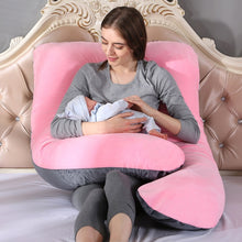 Load image into Gallery viewer, Full Body Giant Pregnancy Pillow  Maternity Pillow Pregnant Women Comfortable Soft Cushion Sleep Body
