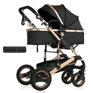 2019 nuevo carrito de bebé alto paisaje 3 a 1 cochecito de bebé de doble cara niños envío gratis en cuatro estaciones en Rusia