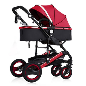 2019 nuevo carrito de bebé alto paisaje 3 a 1 cochecito de bebé de doble cara niños envío gratis en cuatro estaciones en Rusia